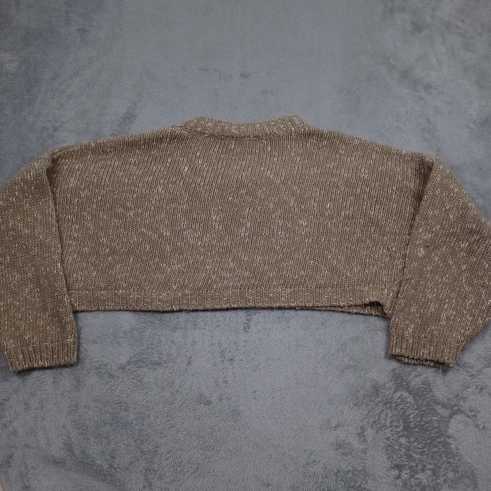 Dont Asky‎ Why Sweater Womens One Size Brown Knit Pullover ITaly